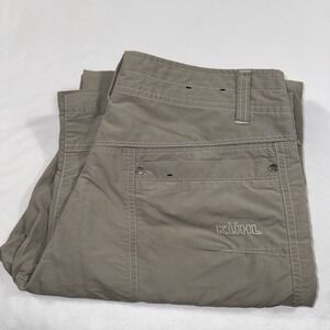 KUHL Stealth Renegade Convertible Cargo Pants Shorts Zip Off Green Men's 33 X 30
